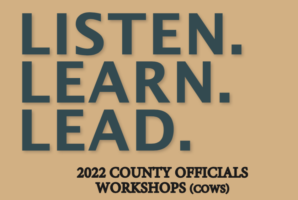 Register Today for 2022 County Officials Workshops!