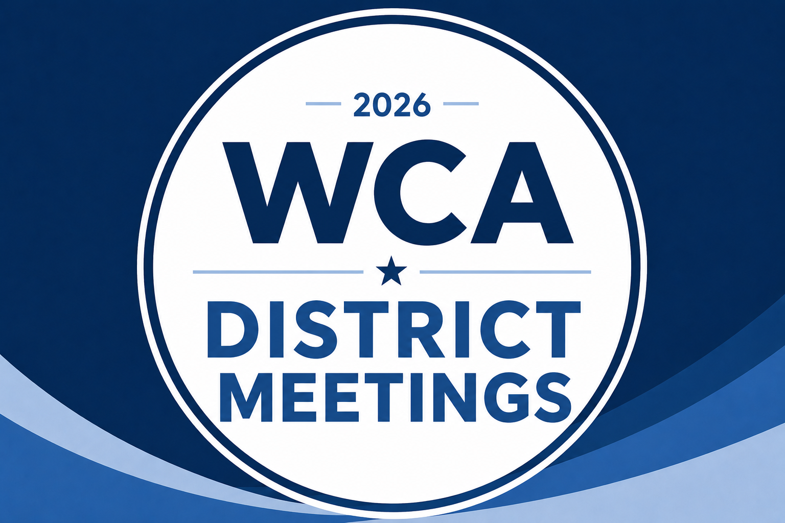 Plan to Attend a 2026 WCA District Meeting